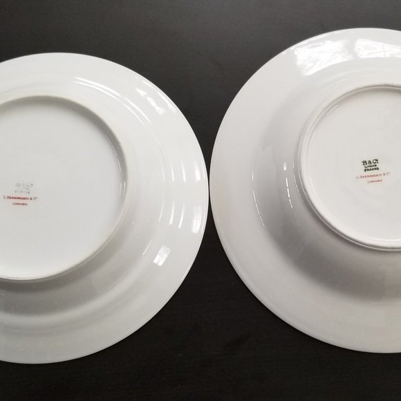 L. Bernardaud & Co. Limoges 2 Dinner Plates & 1 Soup Bowl & 1 Muffin Dish no lid - Picture 6 of 8